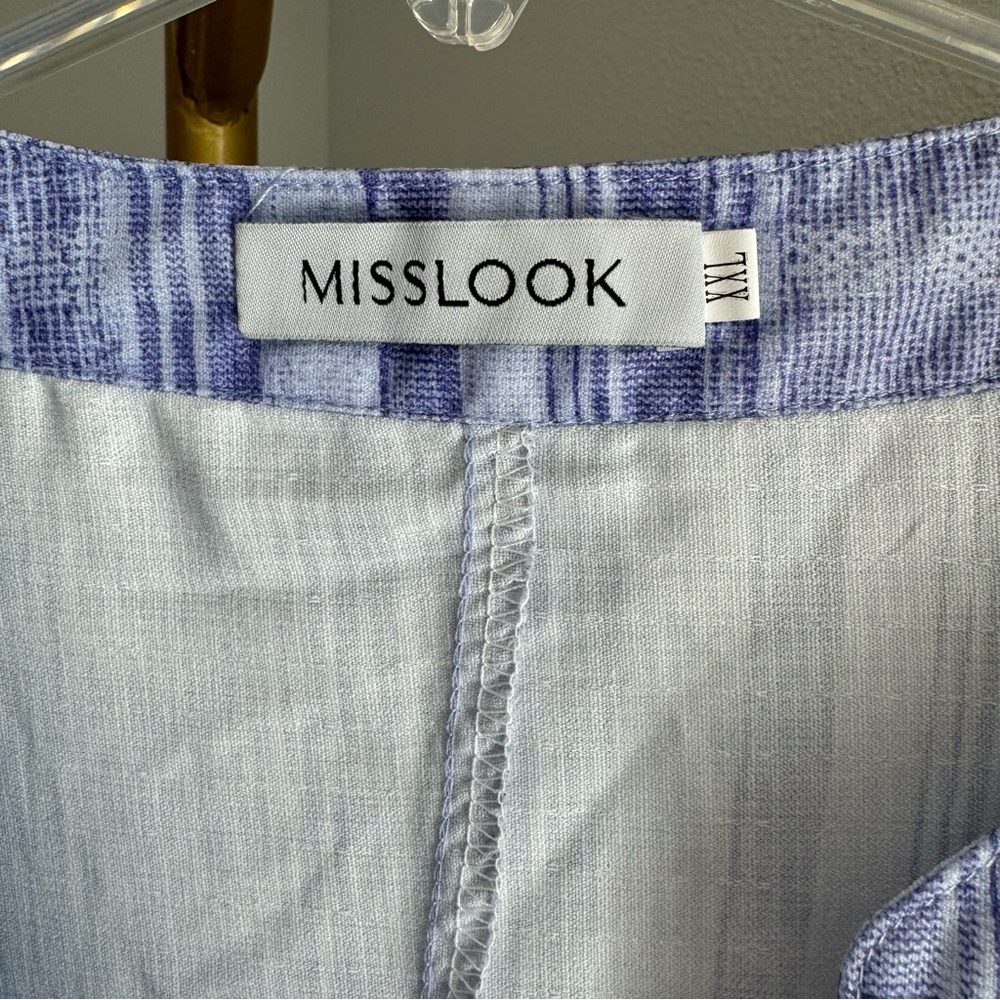 MISSLOOK Plaid Midi / Maxi Dress - XXL - Blue - Picture 2 of 10